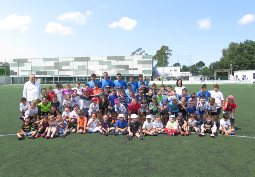140 rapaces participaron na 15ª Edición no Campus de Futbol organizaso polo concello